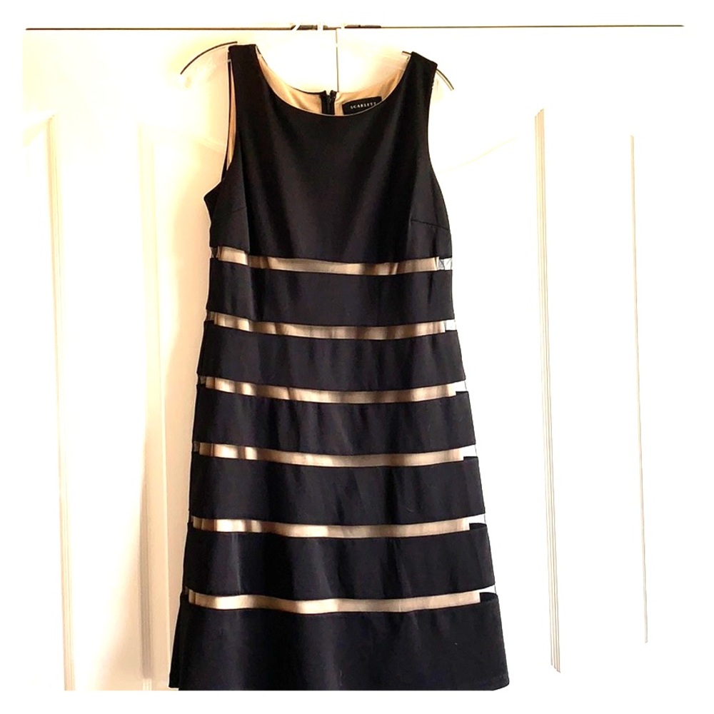 Little black dress with extra style